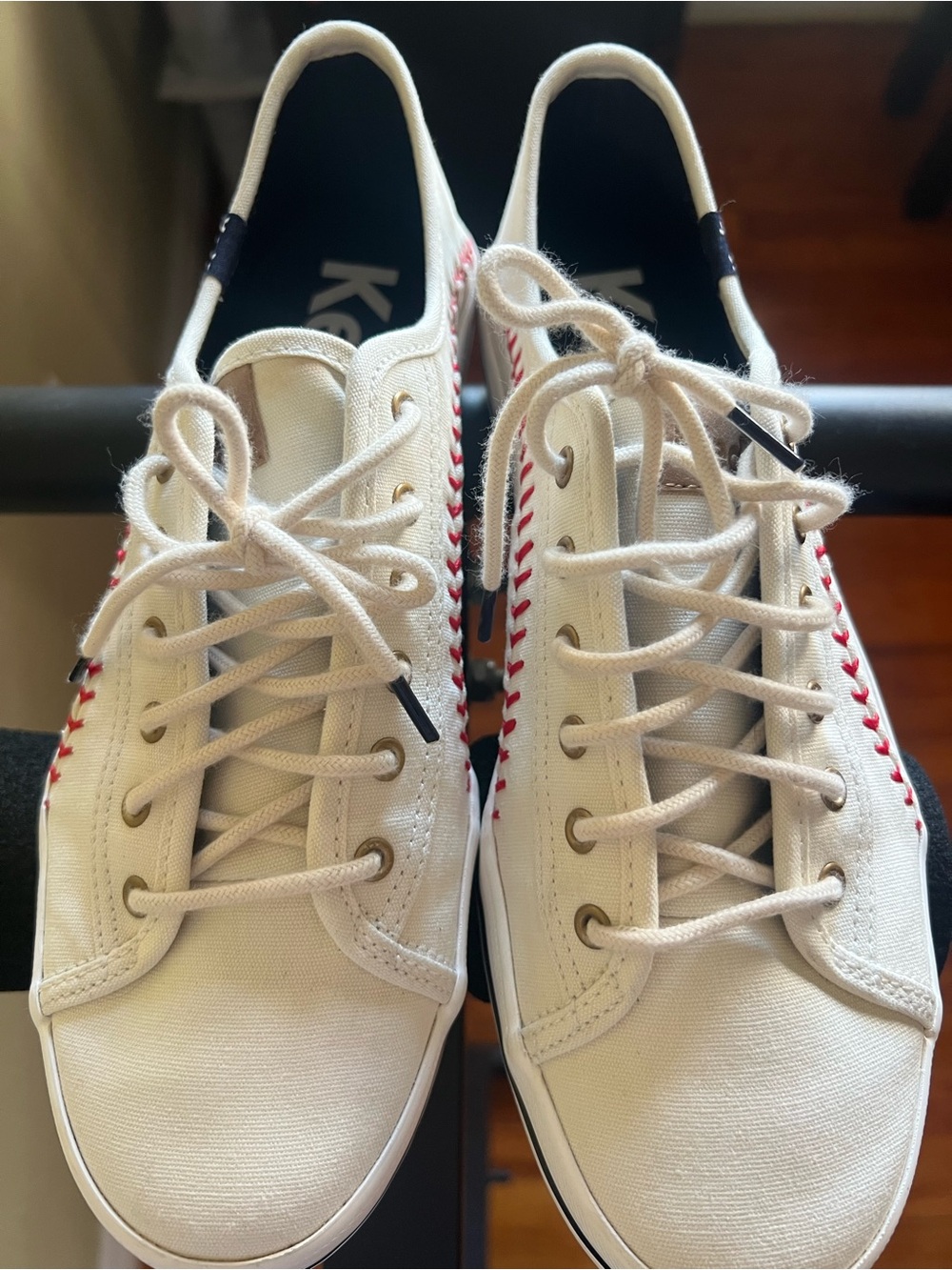 Keds Women’s Canvas Sneaker - Baseball Stitching